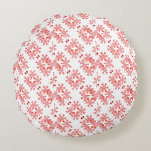 Red Pouf Pillow