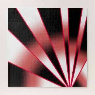 Red Power Perspective Gradient Colour Fill Drawing Jigsaw Puzzle