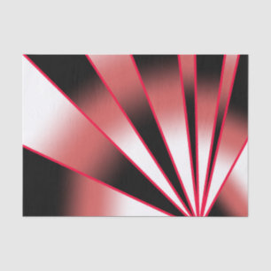 Red Power Perspective Gradient Colour Fill Drawing Tissue Paper