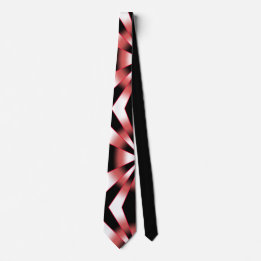 Red Power Perspective Gradient Fill Drawing Tie