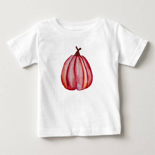 Red Pumpkin Baby T-shirt (Front)