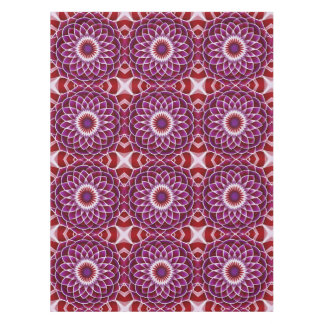 Red Purple Dahlia Tablecloth