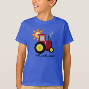 Red Putt Putt Tractor T-Shirt