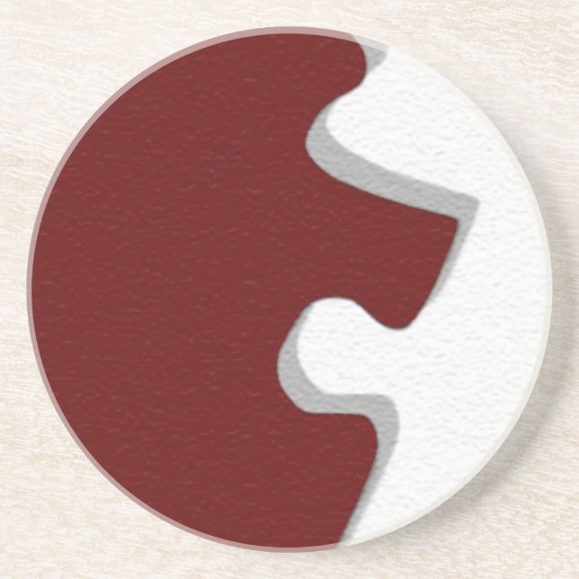 Red Puzzle Coaster (Front)