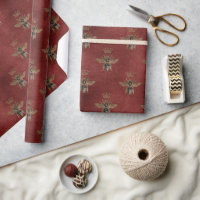 Red Queen Bee Gold Elegant Gift