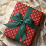 Red Quilted Look Christmas Glam Wrapping Paper<br><div class="desc">This design was created through digital art. It may be personalized by clicking the customize button and add a name, initials or your favourite words. Contact me at colorflowcreations@gmail.com if you with to have this design on another product. See more of my creations or follow me at www.facebook.com/colorflowcreations, www.instagram.com/colorflowcreations, www.twitter.com/colorflowart,...</div>
