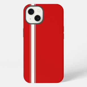 Red Racing Stripe iPhone 13 Case