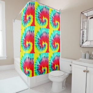 Red Rainbow Tie Dye,