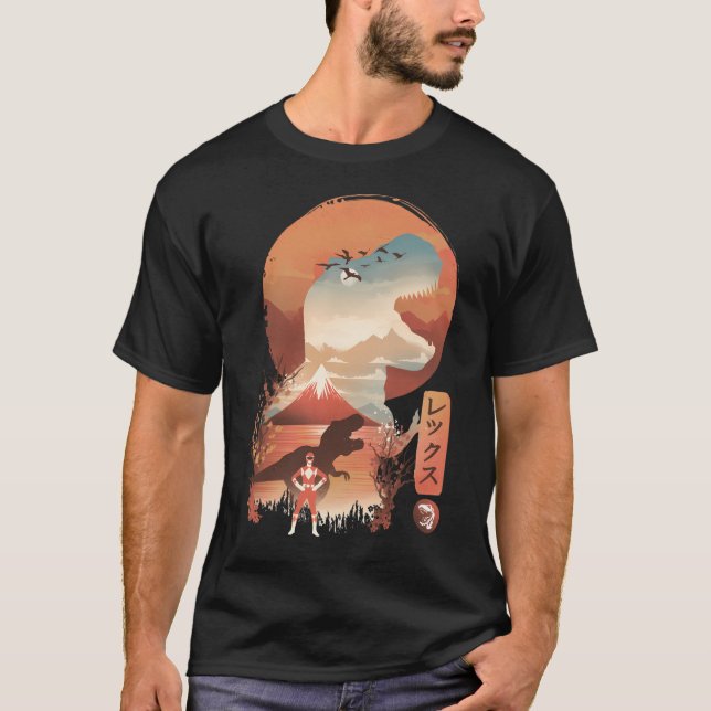 Red Ranger Ukiyo E T-Shirt (Front)
