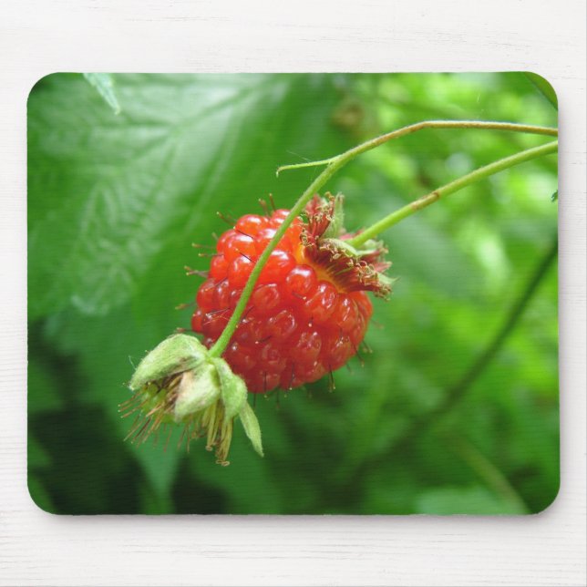 red raspberry mouse pad (Front)