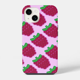 Red Raspberry Pattern iPhone 6/6s Case