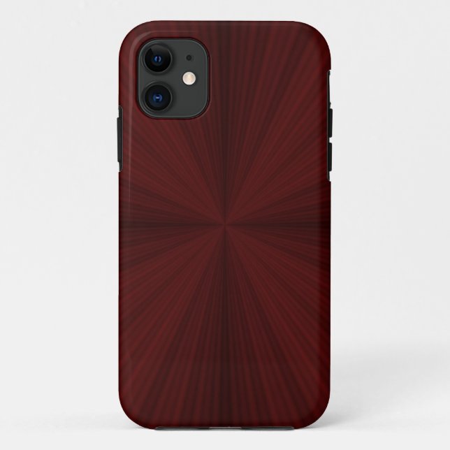 Red Rays Quartered iPhone 5 Coque (Dos)
