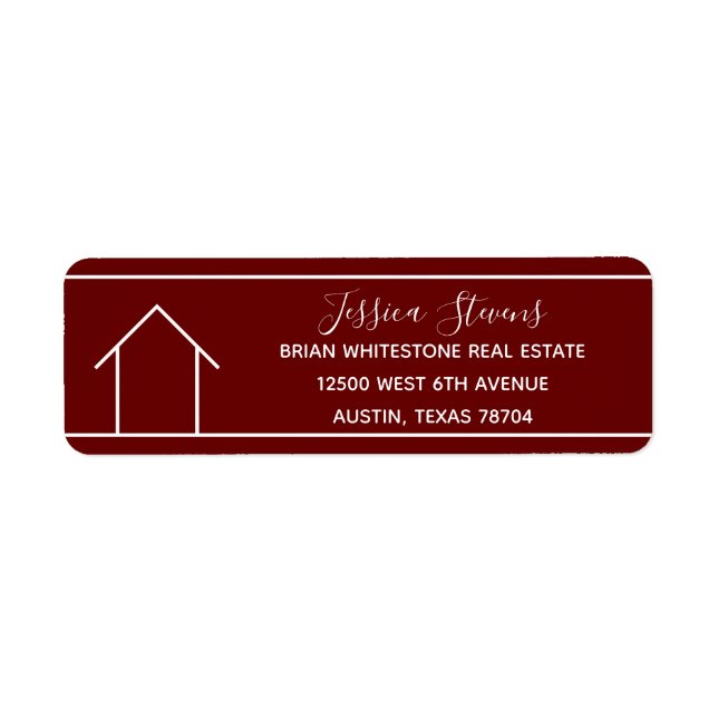 Red Real Estate Company Realer Adresse de retour (Devant)