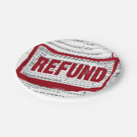 red refund stamp on tax form