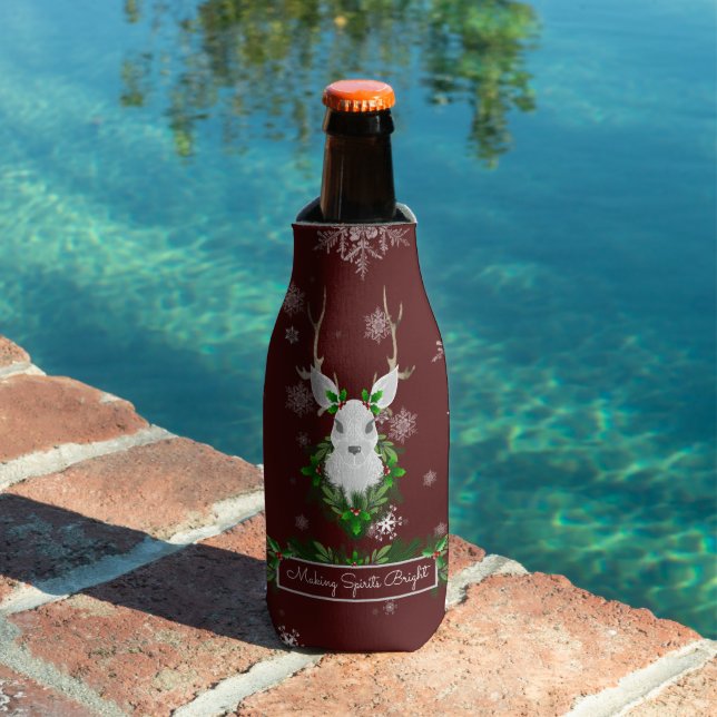 Red Reindeer Bottle Cooler (In Situ Pool)