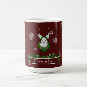Red Reindeer Coffee Mug