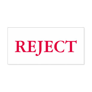 Red Reject Self-inking Stamp