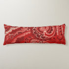 Red Retro Paisley Bandanna/Bandana