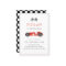 Red Retro Race Car Theme Birthday