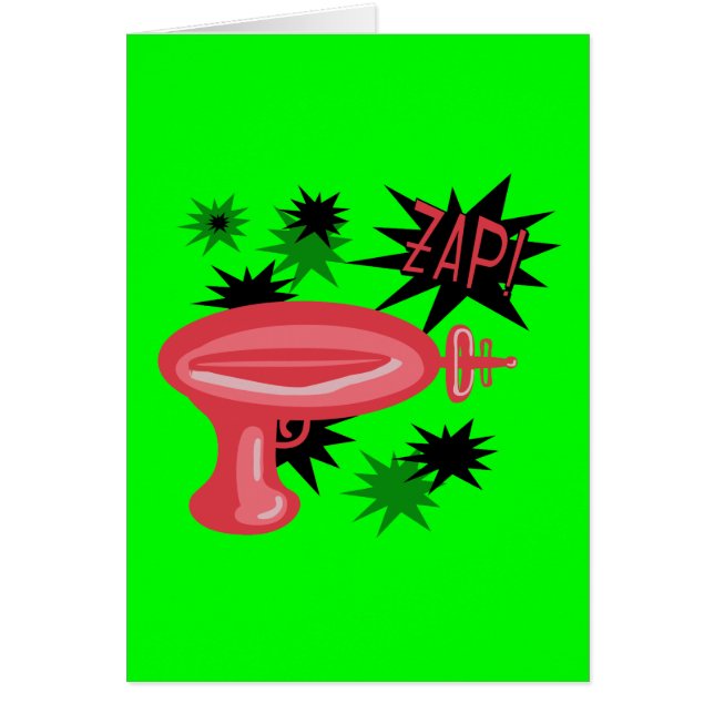 Red Retro Raygun (Devant)