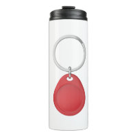 Red RFID key fob