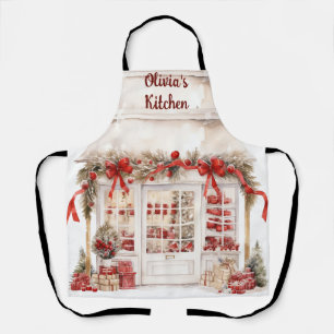 Red Ribbon Bakery Apron
