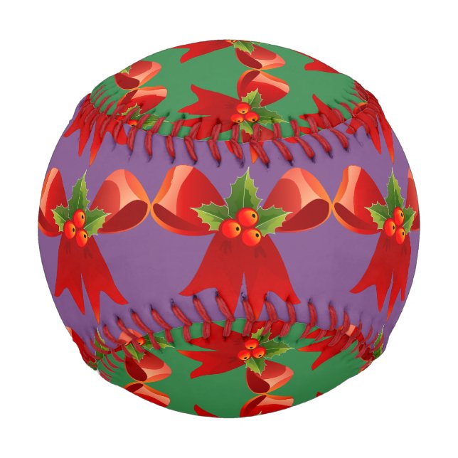 Red Ribbon Bow Holly Thunder_Cove Baseball (Front)