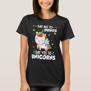 Red Ribbon Drug Week Say No To Drugs Say Yes To Un T-Shirt