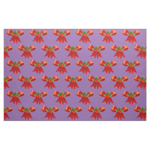Red Ribbon Holly Thunder_Cove any colour Fabric