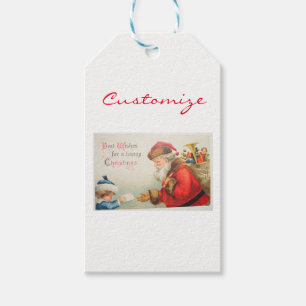 Red Ribbon Holly  Thunder_Cove Gift Tags