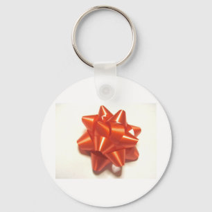 Red Ribbon Keychain