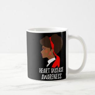 Red Ribbon Month _ National Heart Disease Awarenes Coffee Mug
