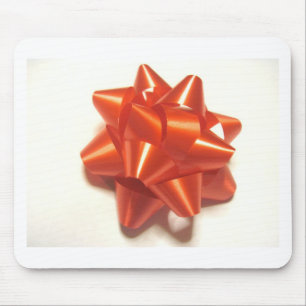 Red Ribbon Mouse Pad