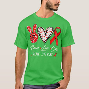 Red Ribbon Week Awareness Wear Red Cure Support T-Shirt