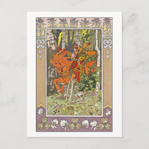 Red Rider by Ivan Bilibin Postcard