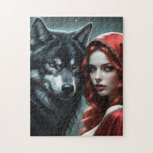 Red riding hood an his wolf jigsaw puzzle