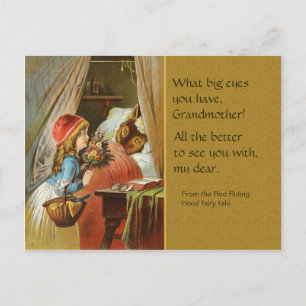 Red Riding Hood CC0204  Fairy Tale Postcard