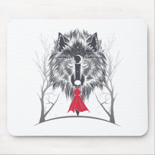 Red Riding Hood Costume Gif For Girls Mouse Pad