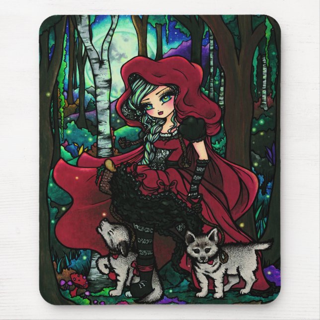 Red Riding Hood Fairytale Mousepad (Front)