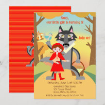 Red Riding Hood Girl Birthday Party