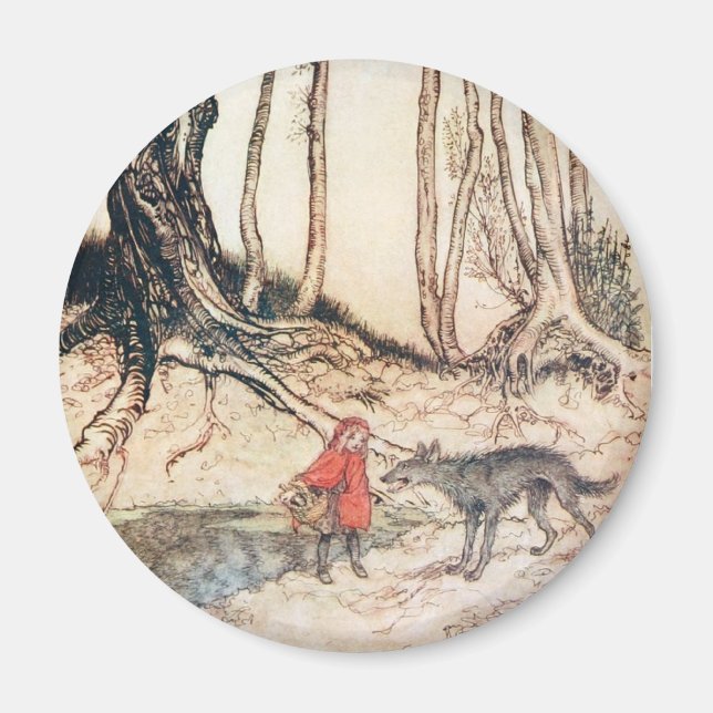 Red Riding Hood Magnet (Front)