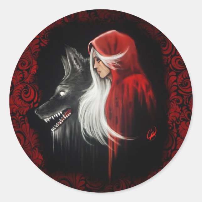 Red Riding Hood Stickers (Front)