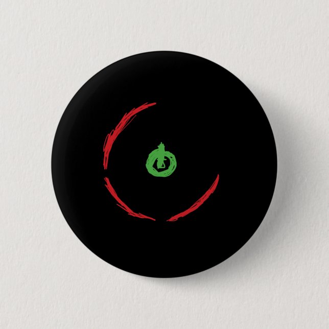 Red Ring Of Death 2 Inch Round Button (Front)