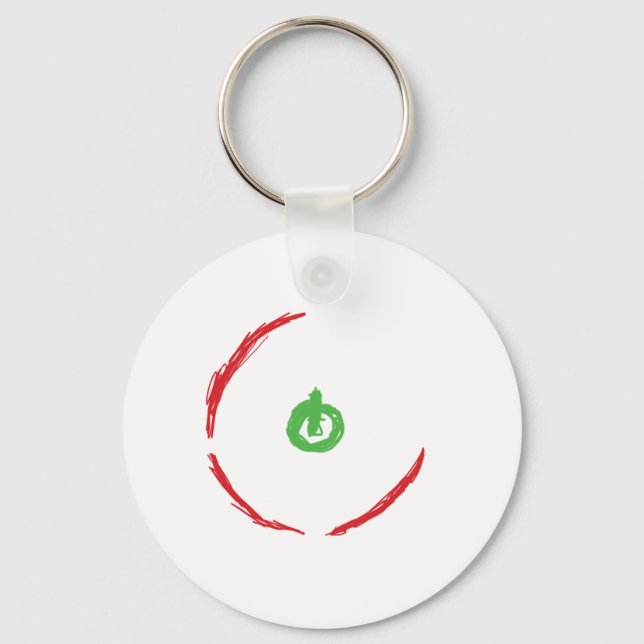 Red Ring Of Death Keychain (Front)