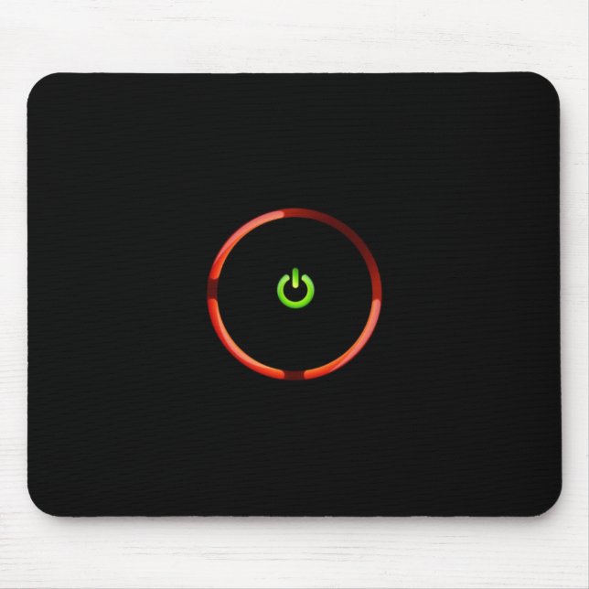 Red Ring Of Death Mouse Pad (Front)