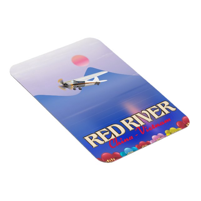 Red River Cambodia Vacation poster Magnet (Right Side)
