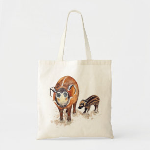 Red River Hog Artwork Tote Bag