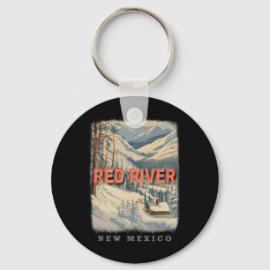 Red River New Mexico Nm Skiing Extravaganza Sd778 Keychain