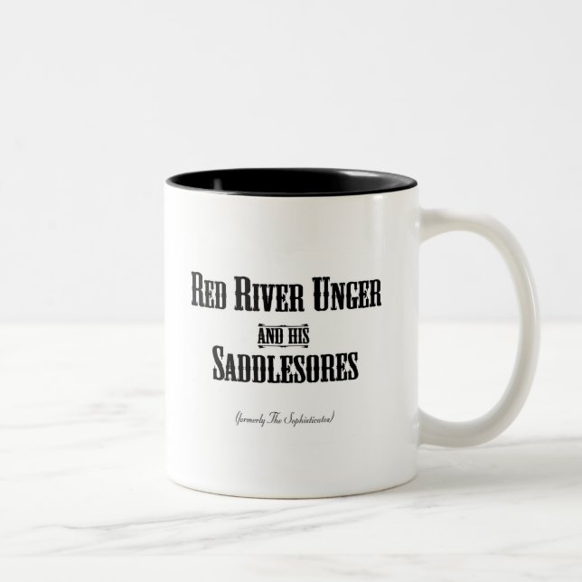 Red River Unger and his Saddlesores Two-Tone Coffee Mug (Right)
