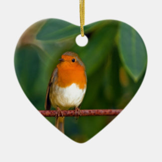 Red ROBIN Ceramic Ornament